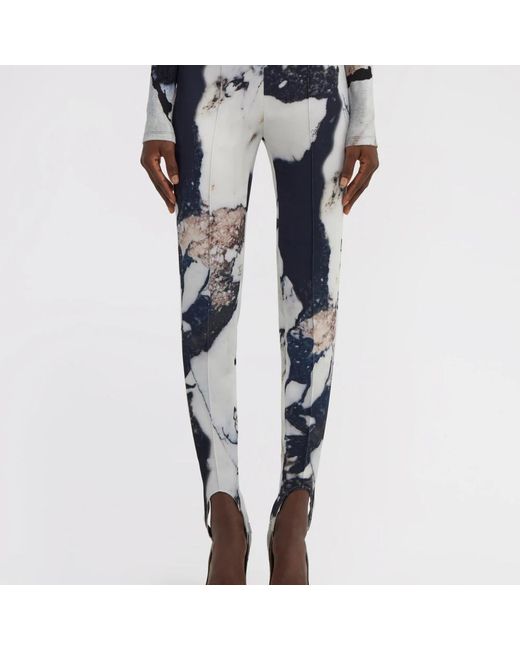 Roberto Cavalli Blue Leggings