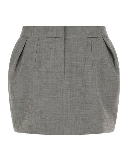 Magda Butrym Gray Short Skirts
