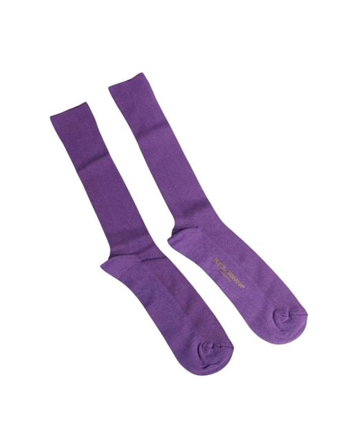 Dolce & Gabbana Purple Socks for men