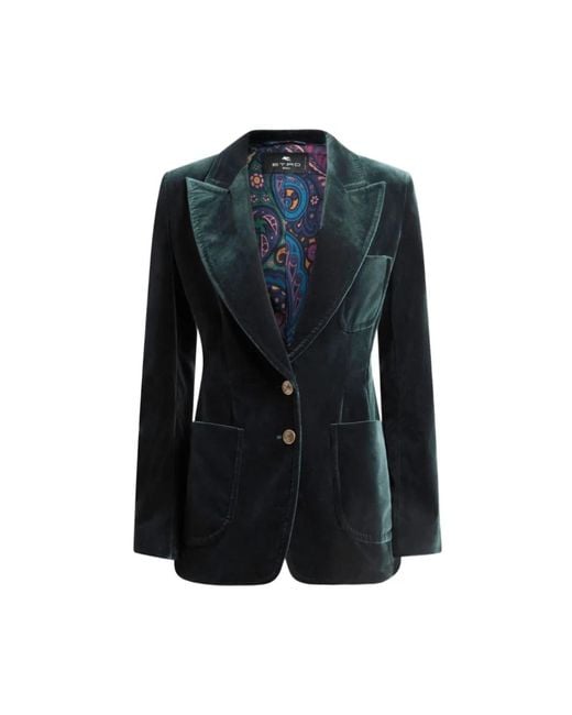 Etro Blue Blazers