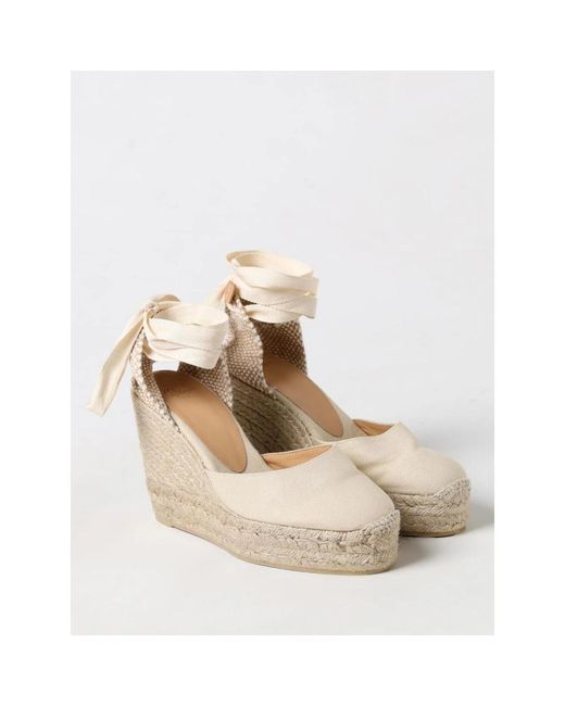 Castaner Metallic Wedges