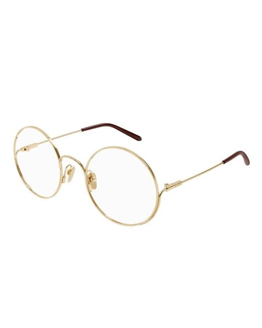 Glasses di Chloé in Metallic