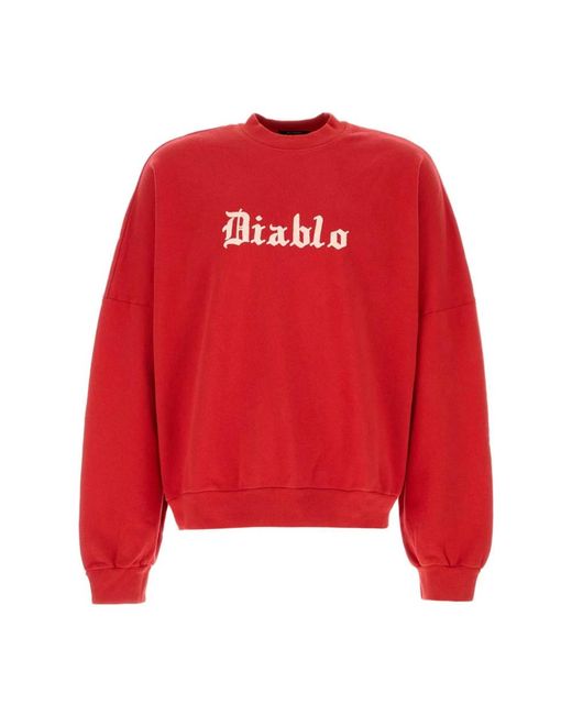 Willy Chavarria Red Sweatshirts for men