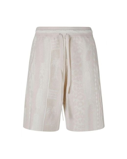 Laneus Gray Casual Shorts for men