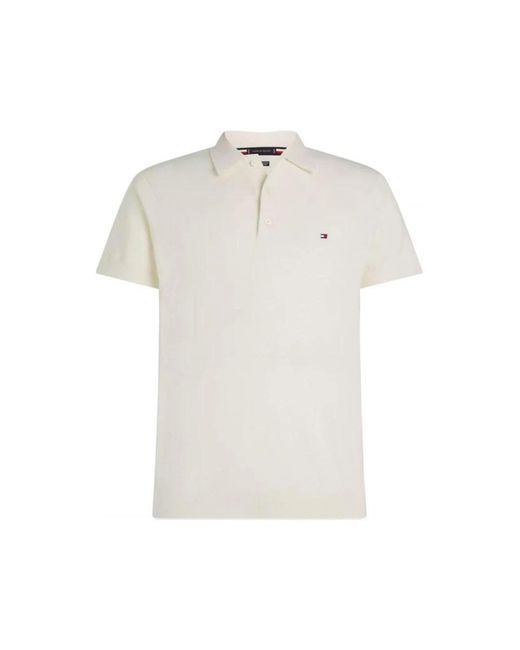 Polo Shirts di Tommy Hilfiger in White da Uomo