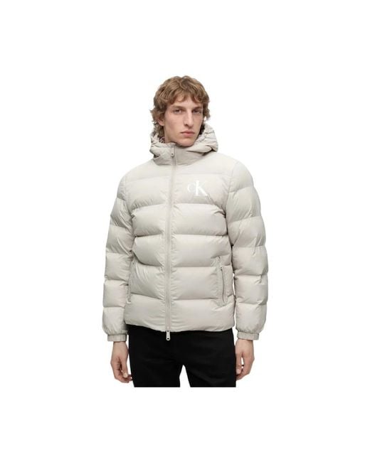 Winter Jackets Calvin Klein de hombre de color White