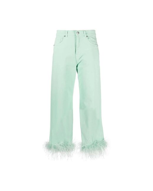 Jeans > cropped jeans P.A.R.O.S.H. en coloris Green