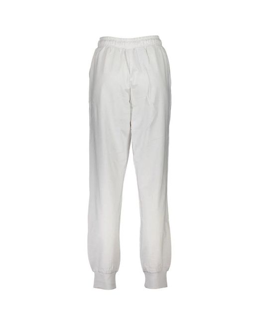 Fila Broeken ,Wit ,Katoen Cotton Pant in het Gray