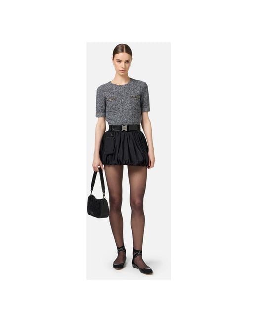 Elisabetta Franchi Blue T-Shirts