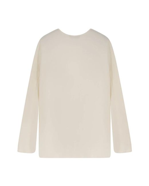 Max Mara White Blouses