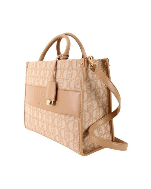 Liu Jo Tote Bags in Natural | Lyst