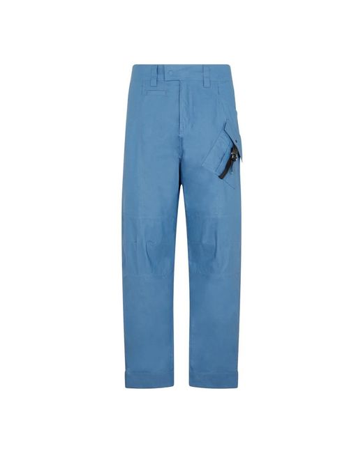 Dior Blue Straight Trousers for men