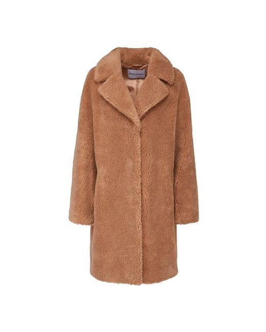 Stand Studio Brown Single-Breasted Coats