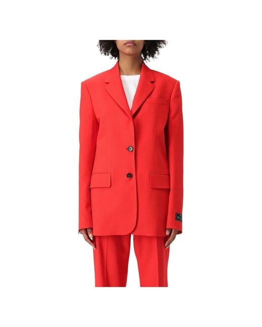 MSGM Red Blazers