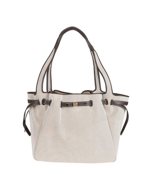 Tory Burch Gray Shoulder Bags