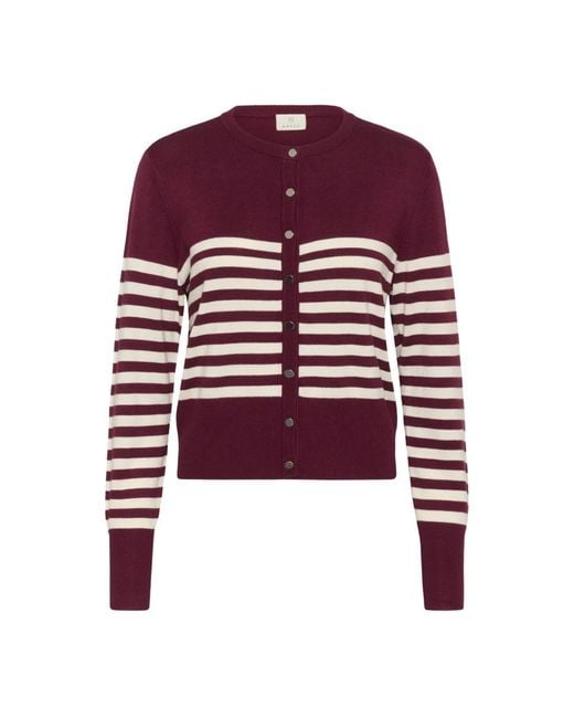 Kaffe Cardigans in het Purple