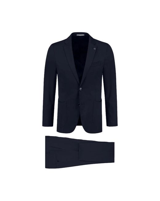 Michael Kors Blue Single Breasted Suits for men