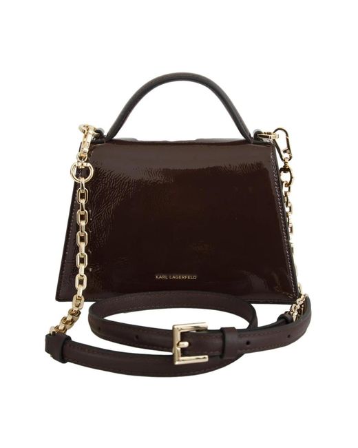 Karl Lagerfeld Brown Handbags