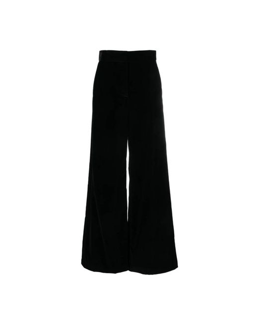 MSGM Broeken ,Zwart ,Katoen Wide Broeken in het Black