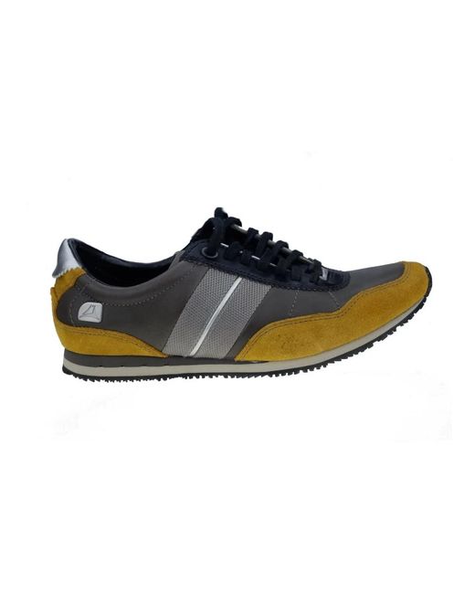 Flexilite sneakers in pelle di Clarks in Black da Uomo