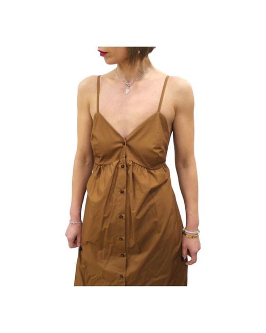 White Wise Brown Maxi Dresses