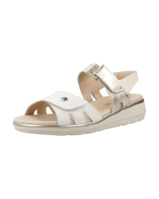 Pitillos Flat Sandalen in het Metallic