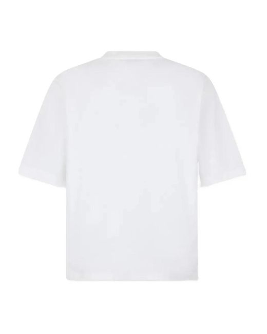 DSquared² Foulard Patch T-Shirt in het White voor heren