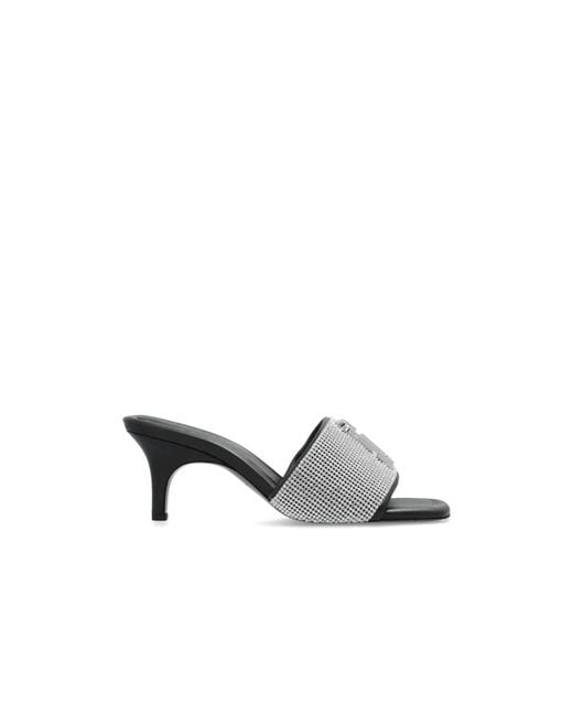Marc Jacobs Gray Heeled Mules
