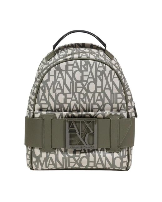 ARMANI EXCHANGE Gray Backpacks