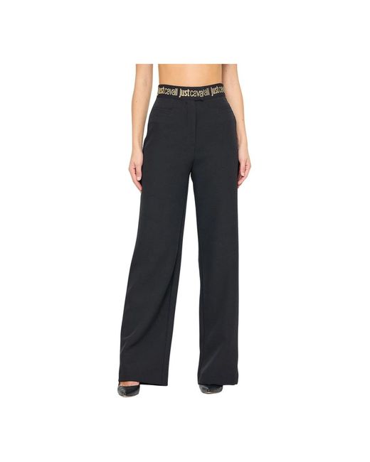 Just Cavalli Blue Wide Trousers