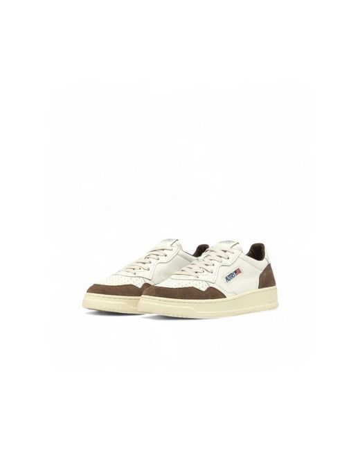Sneakers in pelle medalist low di Autry in Metallic da Uomo