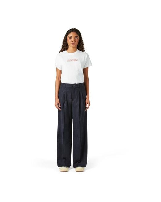 Philippe Model Blue Wide Trousers