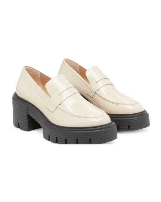 Stuart Weitzman Loafers in het White
