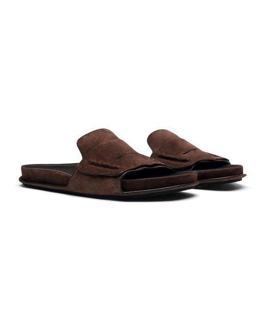 Jacquemus Brown Sliders for men