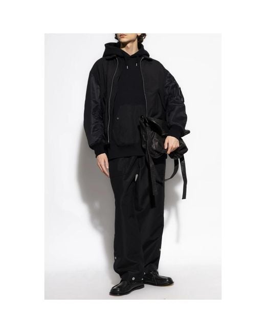 Straight Trousers di Comme des Garçons in Black da Uomo