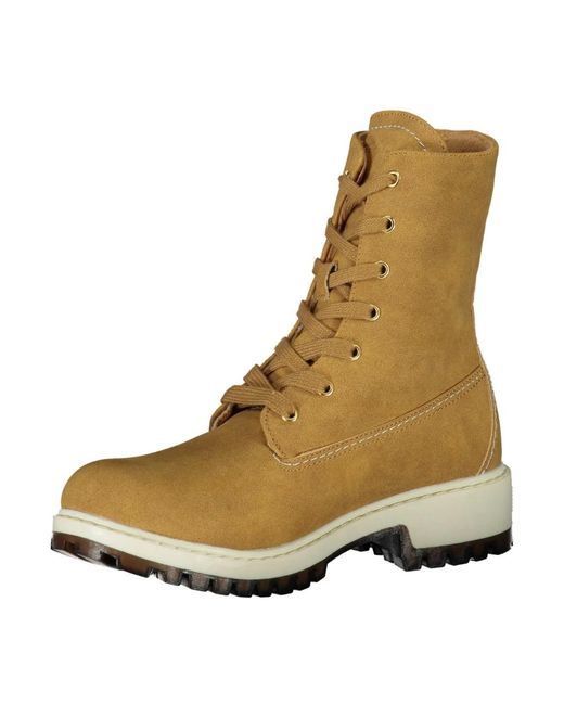 U.S. POLO ASSN. Natural Lace-Up Boots