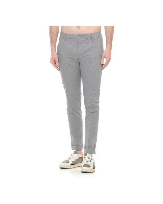 Dondup Chino Broek in het Gray voor heren