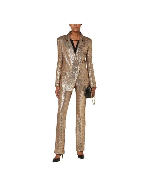 Patrizia Pepe Brown Blazers