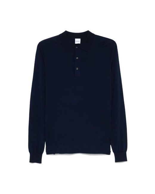 Aspesi Blue Round-Neck Knitwear for men