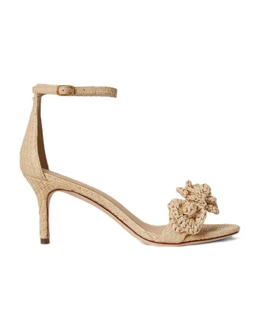 Ralph Lauren Metallic High Heel Sandals