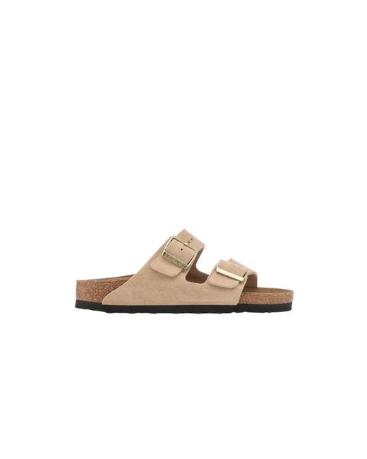 Birkenstock Natural Sliders