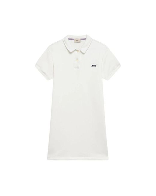 Autry White Short Dresses