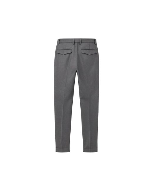 PT Torino Gray Suit Trousers for men
