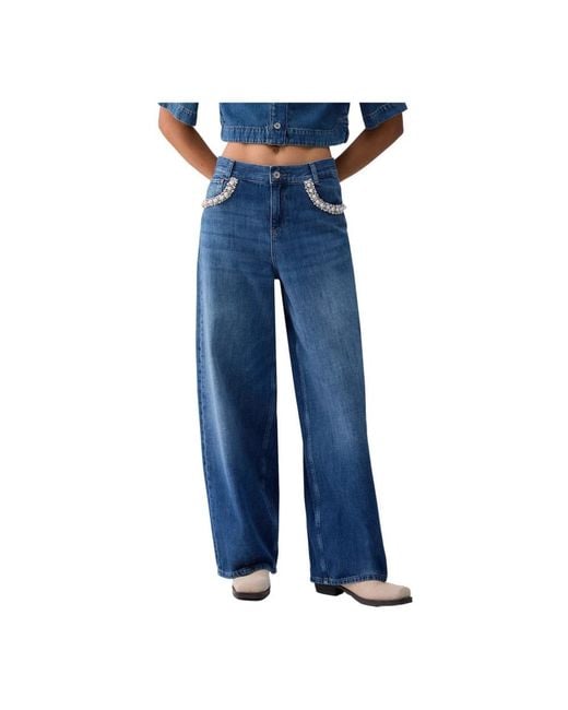 Liu Jo Blue Wide Jeans