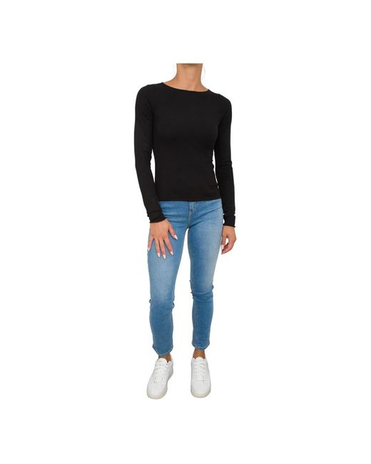 Marella Black Long Sleeve T-Shirts