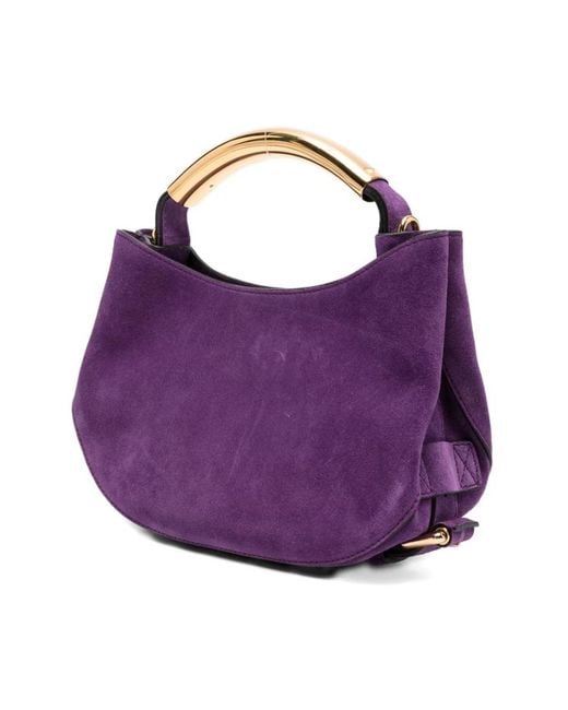 Moschino Purple Handbags