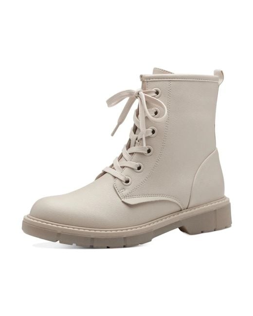 Marco Tozzi Gray Lace-Up Boots