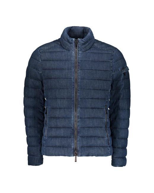Moorer Down Jackets in het Blue voor heren