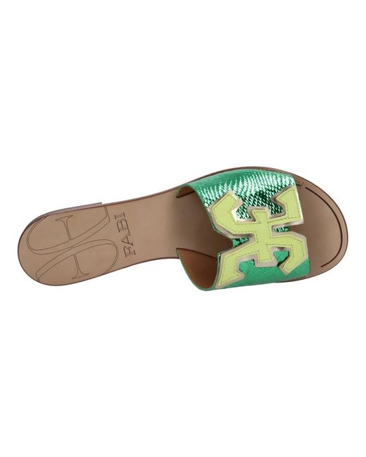 Sliders Fabi en coloris Green