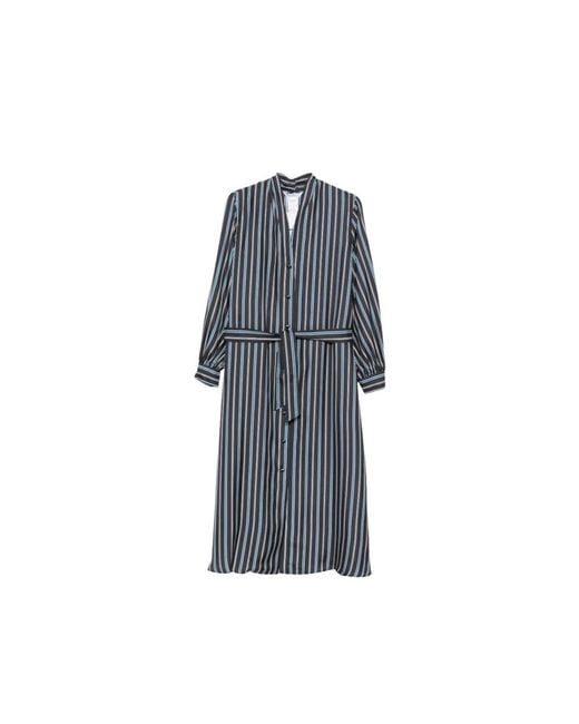 Max Mara Blue Shirt Dresses